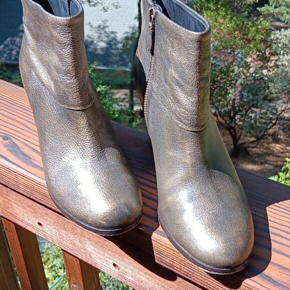 Cole Haan Black Brush Off Metallic Cassidy Bootie - Picture 15 of 16